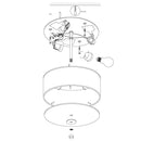 EGLO Pasteri Ceiling Light - Grey