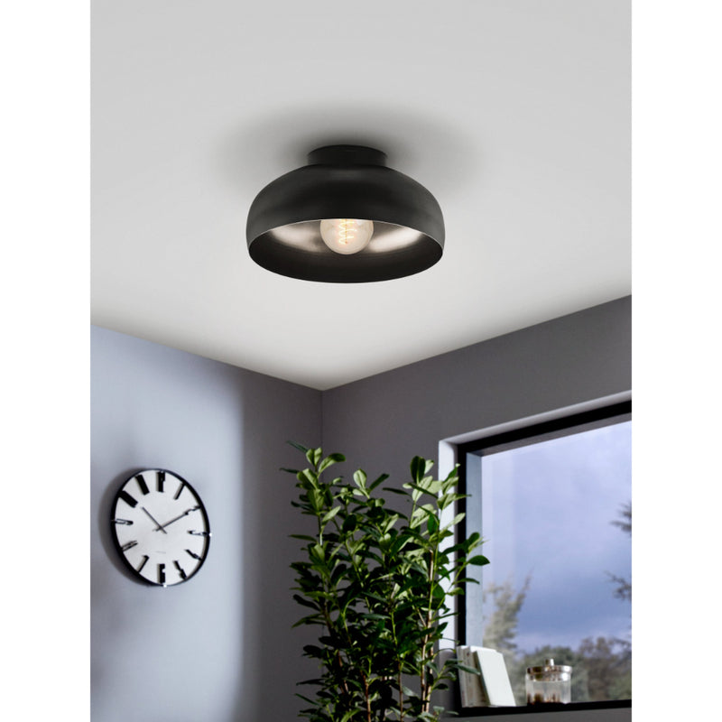 EGLO Mogano Ceiling Light - Matt Black