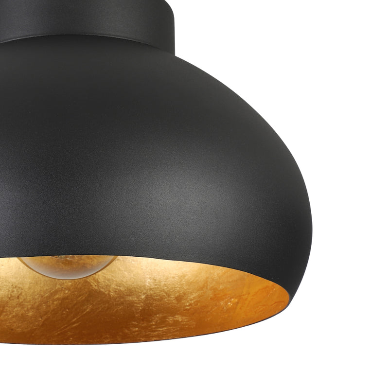 EGLO Mogano Ceiling Light - Black & Gold