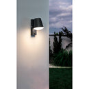 EGLO Caldiero Exterior Wall Light with Sensor- Anthracite