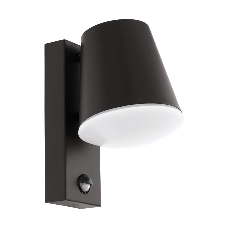 EGLO Caldiero Exterior Wall Light with Sensor- Anthracite