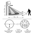 EGLO Caldiero Exterior Wall Light with Sensor- Anthracite