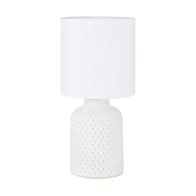 EGLO Bellariva Table Lamp - Crème & White