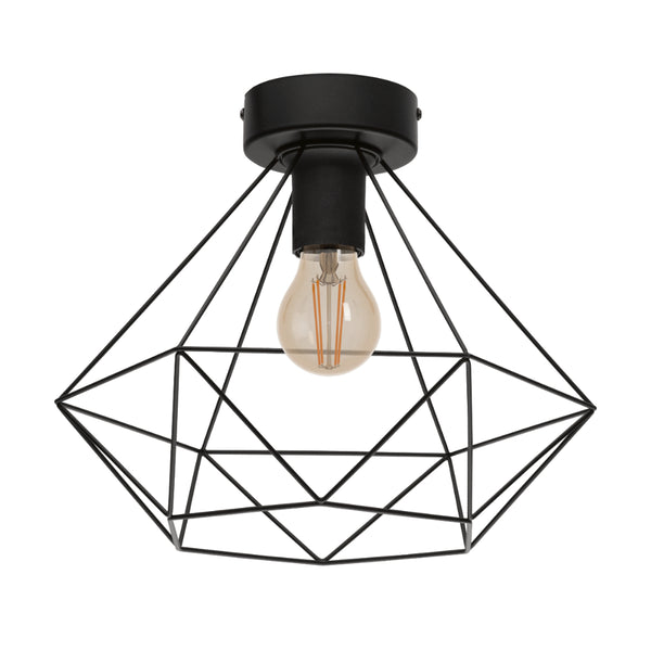 EGLO Tarbes Ceiling Light Geometric - Black