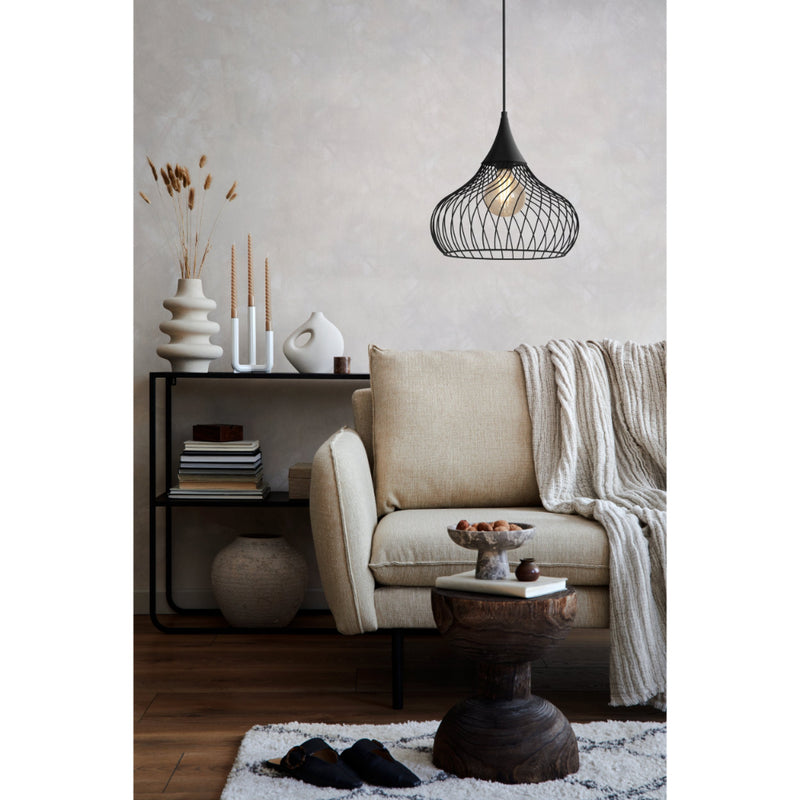 EGLO Staverton Teardrop Pendant Light - Black