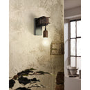EGLO Townshend Steel Wall Light - Brown