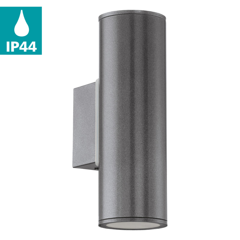 EGLO Riga Exterior Wall Light - Anthracite