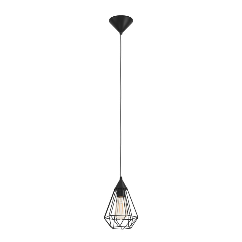 EGLO Tarbes Geometric Pendant Light - Black