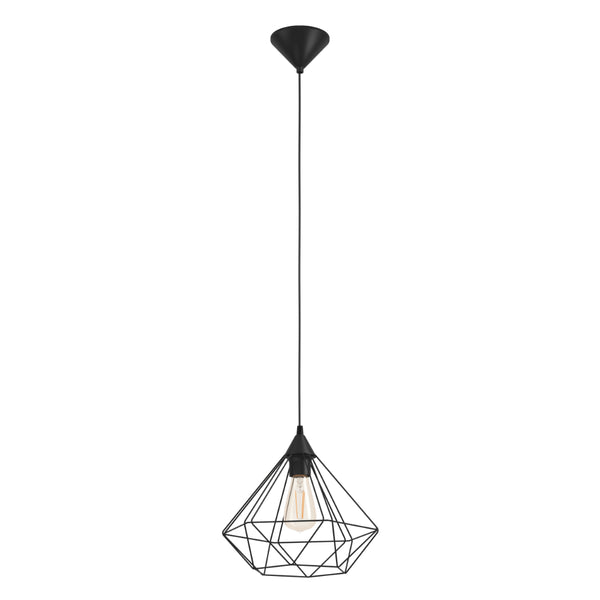 EGLO Tarbes Geometric Pendant Light - Black
