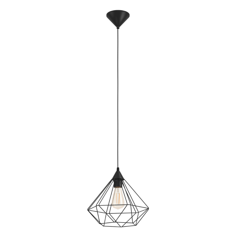 EGLO Tarbes Geometric Pendant Light - Black