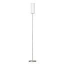 EGLO Troy Floor Lamp - White & Matt Nickel