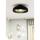 EGLO Mogano Vintage Ceiling Light - Black