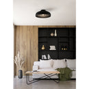 EGLO Mogano Vintage Ceiling Light - Black