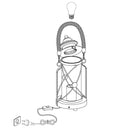 EGLO Bradford Vintage Nautical Table Lamp - Black