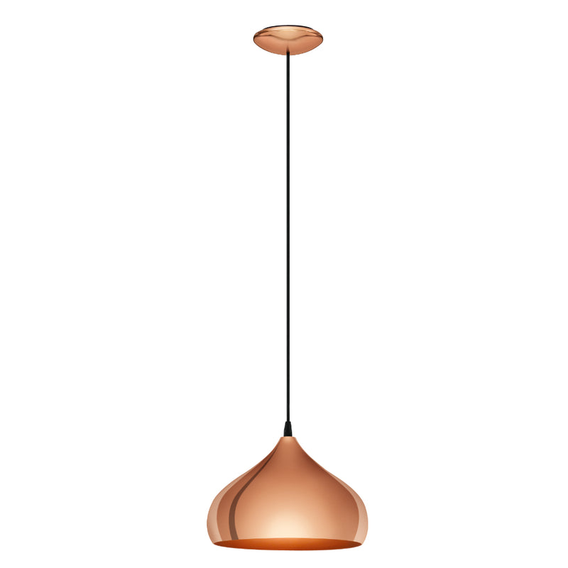 EGLO Hapton Vintage Pendant Light - Copper