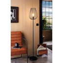 EGLO Newtown Vintage Caged Floor Lamp - Black