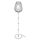 EGLO Newtown Vintage Caged Floor Lamp - Black