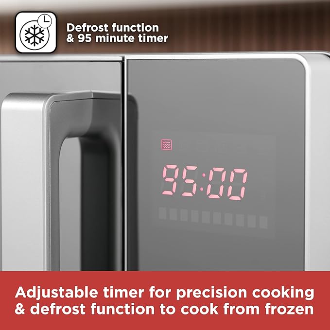 Black And Decker 30l Combination Microwave - Silver