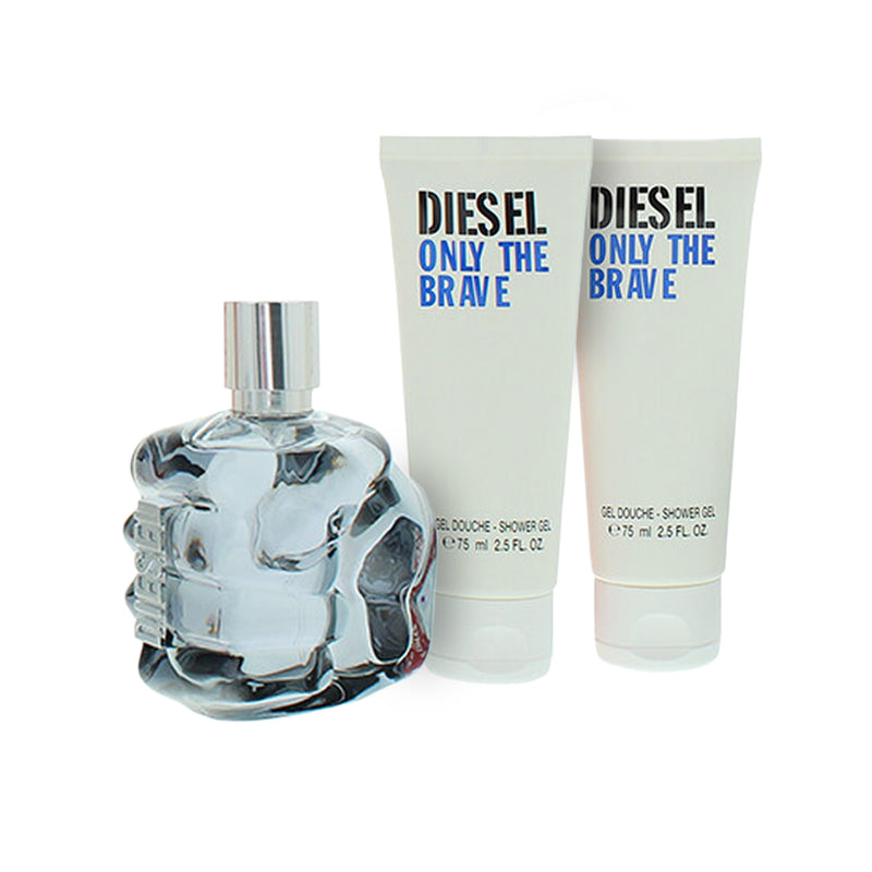 Diesel Only The Brave 3 Piece Gift Set: Eau de Toilette 75ml - 2 X Shower Gel 75