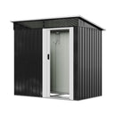 Breeins 4x6FT Metal Pent Roof Garden Tool Shed