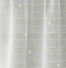 Lima Gold Metallic Lurex Stripe Voile Panels - Pair