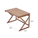 Lifeideas Brown Wooden Kitchen Spice Shelf