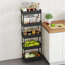 Lifeideas Mobile 5 Tier Storage Rack with Casters