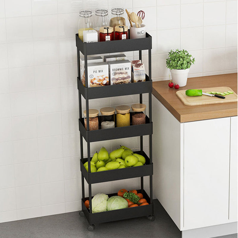 Lifeideas Mobile 5 Tier Storage Rack with Casters