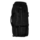 Modishion Black Wheeled Nylon Holdall Travel Bag