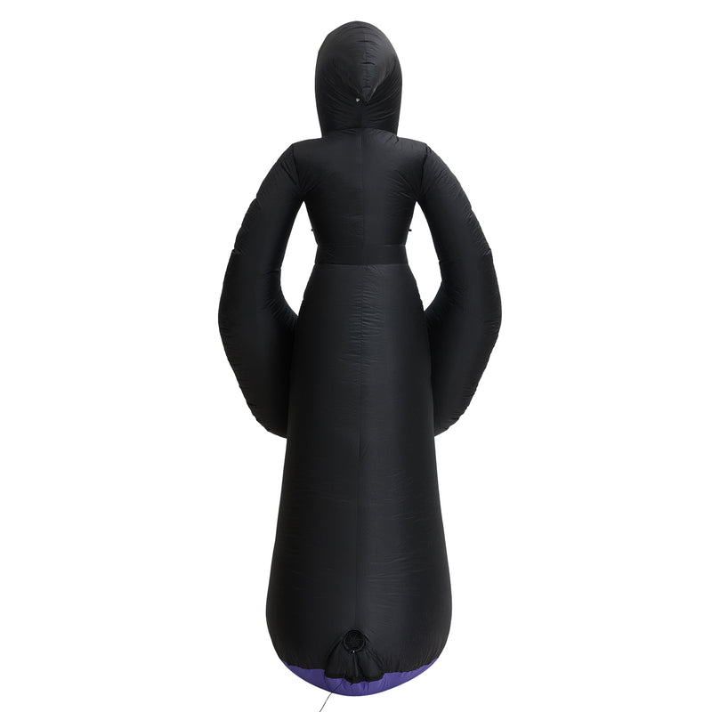 Lifeideas 8.9ft Halloween Inflatable Grim Reaper with LED Lights