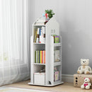 Cottonfy UK Kids' House Frame Rotating Bookshelf