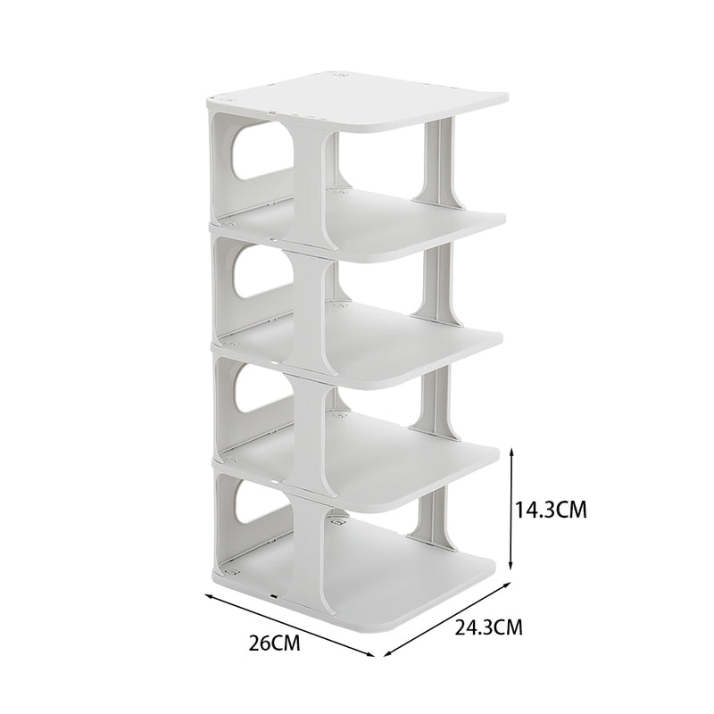 Livingandhome Modern Plastic Shoe Rack