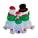Lifeideas Christmas Inflatable Snowman Family