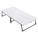 Livingandhome Steel Frame Folding Rollaway Bed with 4 Wheels
