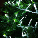 1000 LED 25m Indoor Outdoor Christmas Multi Function Mains Operated String Lights with Timer & Clear Cable in Cool White