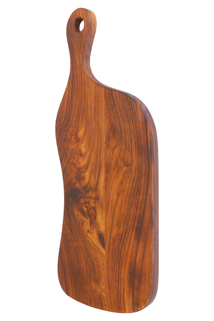 Rosi Tropical Rosewood Serving or Cutting Board in Organic Shape with Natural Finish