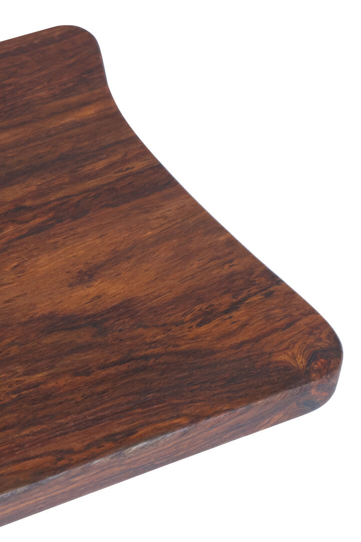 Rosi Tropical Rosewood Serving or Cutting Board in Organic Shape and Natural Finish