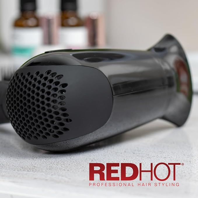 Red Hot 1200W Travel Hair Dryer