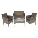 Copenhagen 4 Piece Rattan Bistro Set
