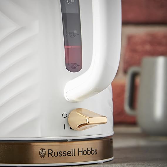 Russell Hobbs Groove 1.7l 3kw Jug Kettle - White