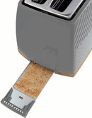 Russell Hobbs Groove Toaster - Grey