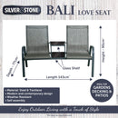 Bali Textilene 2 Seater Love Seat