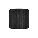 Livingandhome Square 70cm Wooden Folding Coffee Table Black