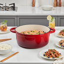 Breeins Enameled Cast Iron Dutch Oven Pot With Lid