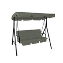 Riviera Green 3 Seater Padded Swing Hammock