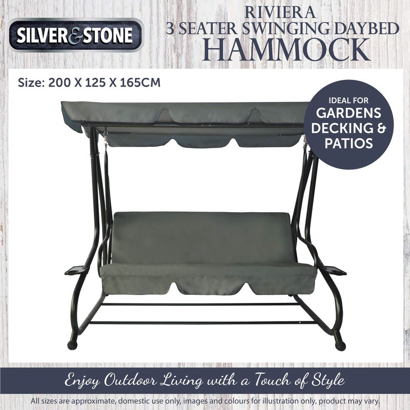 Riviera 3 Seater Swinging Daybed Hammock