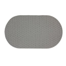 Lewis's PVC Oval Bathmat - Grey