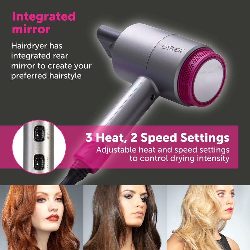 Carmen Neon Gift Hair Dryer & Straightener