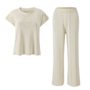 2-Piece Casual Outfits Knitted Lounge Set