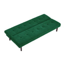 Livingandhome Tufted Upholstered Convertible Sofa